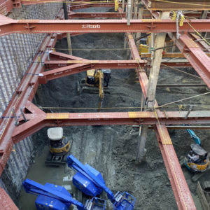 住宅棟新築工事 三次掘削工事